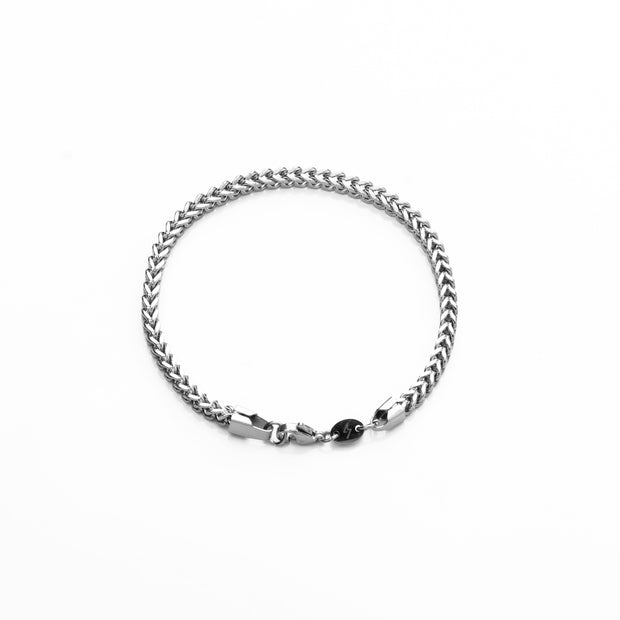 Foxtail 3MM Bracelet (Silver)